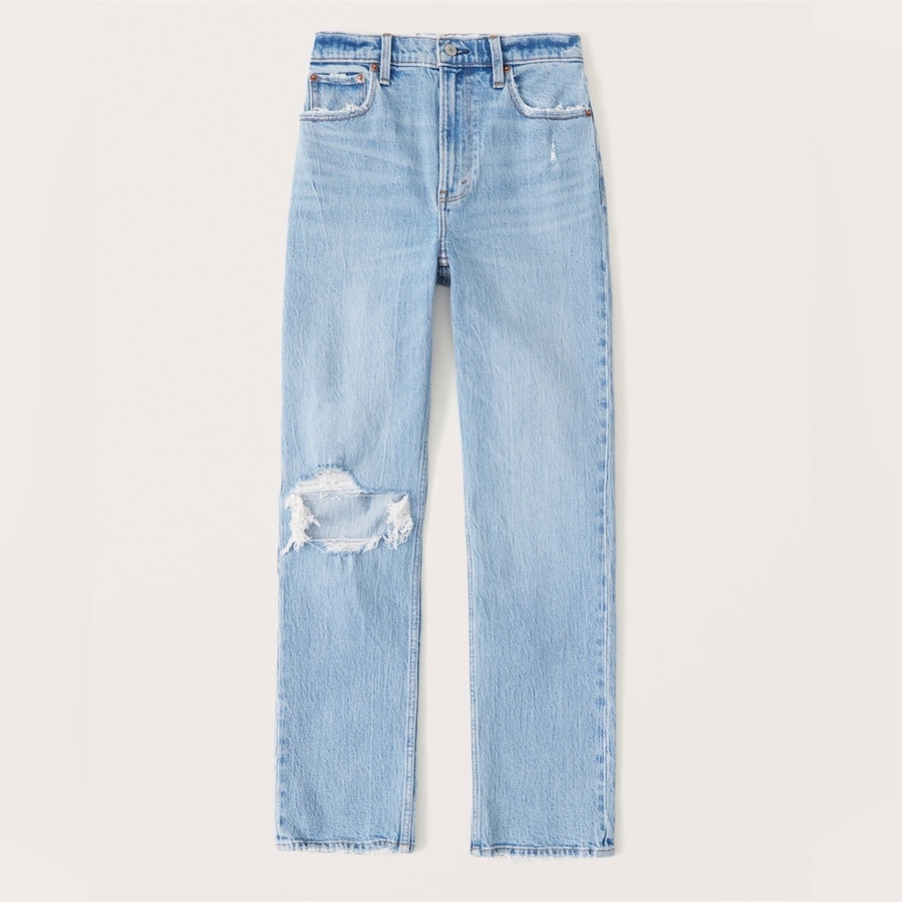 Abercrombie & Fitch Ultra High Rise 90’s Straight Jeans